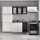 Cozinha Completa Modulada 4 Peças 13 Portas 2 Gavetas Luce Itatiaia