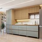 Cozinha Completa Modulada 5 Peças 8 Portas 6 Gavetas Norten