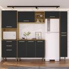 Cozinha Completa Modulada 5 Peças 9 Portas 2 Gavetas com Tampo Iris