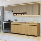 Cozinha Completa Modulada 5 Peças 9 Portas 3 Gavetas 100% MDF Simone Mendes