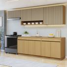 Cozinha Completa Modulada 5 Peças 9 Portas 3 Gavetas com Rodapé 100% MDF Simone Mendes