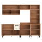 Cozinha Completa Modulada 5 Peças Com Gabinete Para Pia Havana Multimóveis Cr20323 Rovere/champanhe