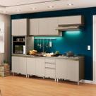 Cozinha Completa Modulada 5 Peças Connect Cinza Cozinha Completa Modulada 5 Peças Connect Cinza