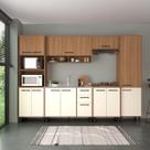 Cozinha Completa Modulada 6 Peças com Gabinete para Pia Havana Multimóveis CR20315 Cozinha Completa Modulada 6 Peças com Gabinete para Pia Havana Multimóveis CR20315