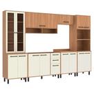 Cozinha Completa Modulada 6 Peças Com Gabinete Para Pia Havana Multimóveis Cr20319 Rovere/champanhe Cozinha Completa Modulada 6 Peças Com Gabinete Para Pia Havana Multimóveis Cr20319 Rovere/champanhe