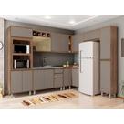 Cozinha Completa Modulada 9 Peças C/Armário E Balcão Mel Cozinha Completa Modulada 9 Peças C/Armário E Balcão Mel