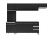 Cozinha Completa Modulada Andreia 5 peças 280cm - Ajl Móveis