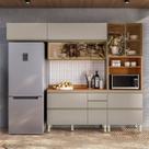 Cozinha Completa Modulada com AÉREO4 Peças MDF Proença Cozinha Completa Modulada com AÉREO4 Peças MDF Proença