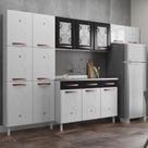 Cozinha Completa Modulada De Aço 4 Peças Multimóveis