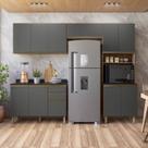 Cozinha Completa Modulada Paneleiro Microondas 4 Peças 100% MDF Angelita