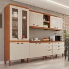 Cozinha Completa Modulada Positano 100 MDF Premium com 2 Balcões Independentes 10 Portas e 6 Gavetas