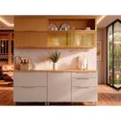Cozinha Completa Nesher 4 Peças Marquesa CZ429 Nature/Greige