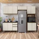 Cozinha Completa Paneleiro Microondas 4 Peças 100% MDF Angelita