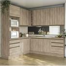 Cozinha Completa Planejada de Canto 2,08x2,39mt 12 peças Linha Maxxi CJ14-137 Kappesberg