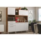 Cozinha Completa Select c/ 6 Portas e 2 Gavetas 178x194 Amendola/Branco - Demóbile