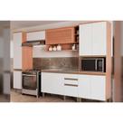 Cozinha Completa Thela Macadâmia 5 Peças (2Aéreos+1Balcão+2Paneleiros) CZC22 Freijo/Branco - Telasul