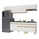 Cozinha Completa Veneza Gw Fg3708 Armário E Balcão Branca Cozinha Completa Veneza Gw Fg3708 Armário E Balcão Branca