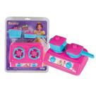 Cozinha das princesas fogãozinho de brinquedo com panelinhas - Injetsul
