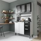 Cozinha de Aço Compacta 6 Portas 2 Vidros Múltipla Bertolini