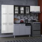 Cozinha de Aço Compacta Modulada 3 Peças Topázio Telasul