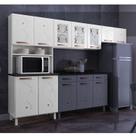 Cozinha de Aço Compacta Modulada Telasul Mirage 3 Peças Branco