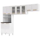 Cozinha de Aço Compacta Telasul Diamante 3Pçs Branco