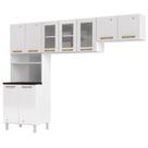 Cozinha De Aço Compacta Telasul Diamante 3Pçs Branco