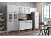 Cozinha de Aço Completa Mirage New 14 Portas 3 Gavetas Branco 815471 - Telasul