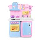 Cozinha de Brinquedo Big Kitchen Azul Claro Roma Brinquedos 5555