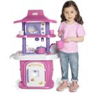 Cozinha de Brinquedo Tateti Le Gran Chef Rosa com Agua