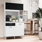 Cozinha Duda Armário Compacto Para Cozinha 4 Portas 1 Gaveta