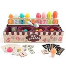 Cozinha educativa Toy Play House Ice Cream Math Kitchen para crianças Cozinha educativa Toy Play House Ice Cream Math Kitchen para crianças