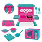 Cozinha infantil bancada le chef com micro-ondas - usual Cozinha infantil bancada le chef com micro-ondas - usual