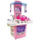 Cozinha Infantil Big Completa Kit Brinquedo Fogão Criança com Utensílios e Torneira que Sai Água