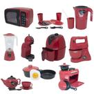 Cozinha Infantil Chef Vermelho Air Fryer Microondas 27pç