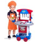 Cozinha Infantil com Acessórios - Play Time - Azul - Cotiplás Cozinha Infantil com Acessórios - Play Time - Azul - Cotiplás