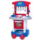 Cozinha Infantil Completa De Brinquedo 71cm Play Time Com Acessórios Meninos Meninas Cotiplás