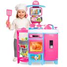 Cozinha Infantil Completa Mega Toy Chef Brinquedo Com Acessórios Torneirinha Sai Água Cozinha Infantil Completa Mega Toy Chef Brinquedo Com Acessórios Torneirinha Sai Água