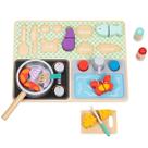 Cozinha Infantil de Madeira de encaixe Tooky