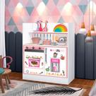 Cozinha Infantil MDF Rosa Bebê Magia Gabrielli Móveis