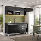 Cozinha kit Modulado Maderatto Móveis 7 Portas 2 Gavetas 250cm