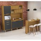 Cozinha Loft Imperatriz Ilha Gourmet Ripado 100% Mdf