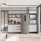 Cozinha Modulada 10 Peças 7 Aéreos 1 Balcão 1 Torre 1 Cristaleira Nara CabeCasa MadeiraOriginals