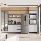 Cozinha Modulada 10 Peças 7 Aéreos 1 Balcão 1 Torre 1 Cristaleira Nara CabeCasa MadeiraOriginals