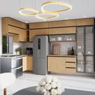 Cozinha Modulada 15 Peças 11 Aéreos 3 Balcões 1 Cristaleira Nara CabeCasa MadeiraOriginals