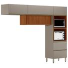 Cozinha Modulada 3 Pecas 270 cm Ripado DP2702 Demartez Cozinha Modulada 3 Pecas 270 cm Ripado DP2702 Demartez
