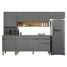 Cozinha Modulada 4 Pecas Com Balcao Tampo Line KTP