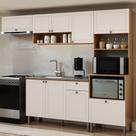 Cozinha Modulada 4 Peças em Mdf com Torre Quente para Forno e Micro-ondas Frizz