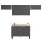 Cozinha Modulada 4 Peças Frcz3 Avena Grafito Cozinha Modulada 4 Peças Frcz3 Avena Grafito