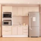 Cozinha Modulada 4 Peças sem Pia e Rodapé Amara Politorno
